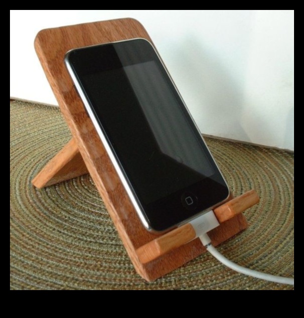 DIY koka viedtālruņu statīvi: izgatavojiet stilīgus tehniskos piederumus