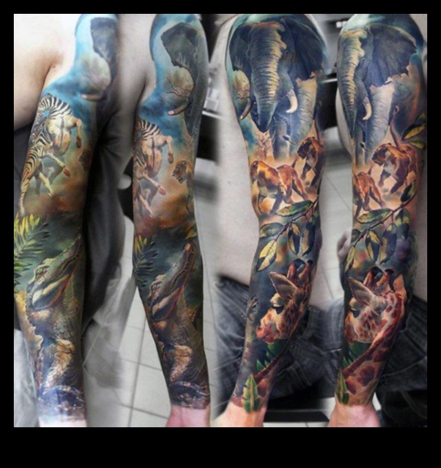 Veidots audekls: atklājiet episkā roku tetovējuma mākslas skaistumu