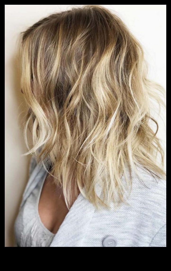 Viļņi un slāņi: veidojiet tekstūru jūsu vidēja garuma matiem