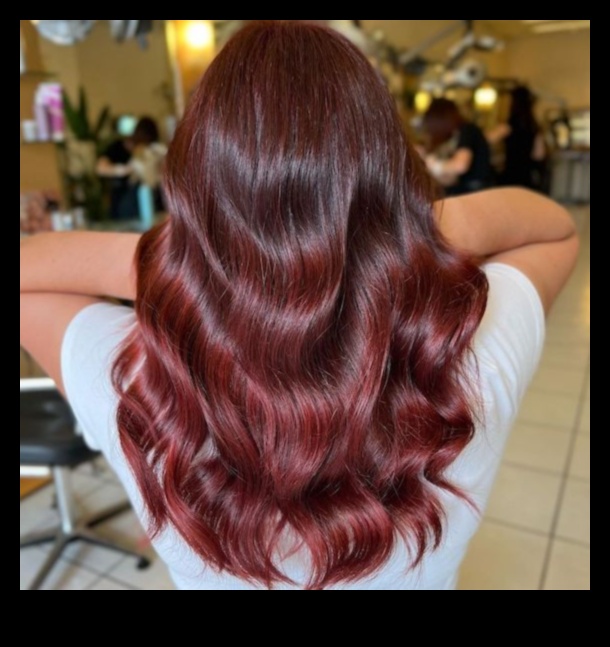 Šokolādes ķiršu bumba tveicīga sarkanbrūna matu krāsa visiem ādas toņiem 4 Šokolādes ķiršu bumba: tveicīga sarkanbrūna matu krāsa