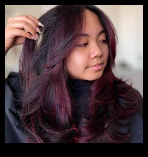 Šokolādes ķiršu bumba tveicīga sarkanbrūna matu krāsa visiem ādas toņiem 5 Šokolādes ķiršu bumba: tveicīga sarkanbrūna matu krāsa