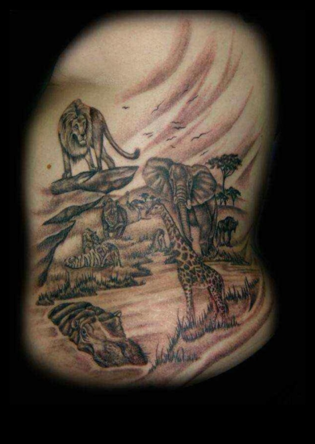 Tintes safari: ienirstiet dzīvnieku tetovējumu hroniku pasaulē