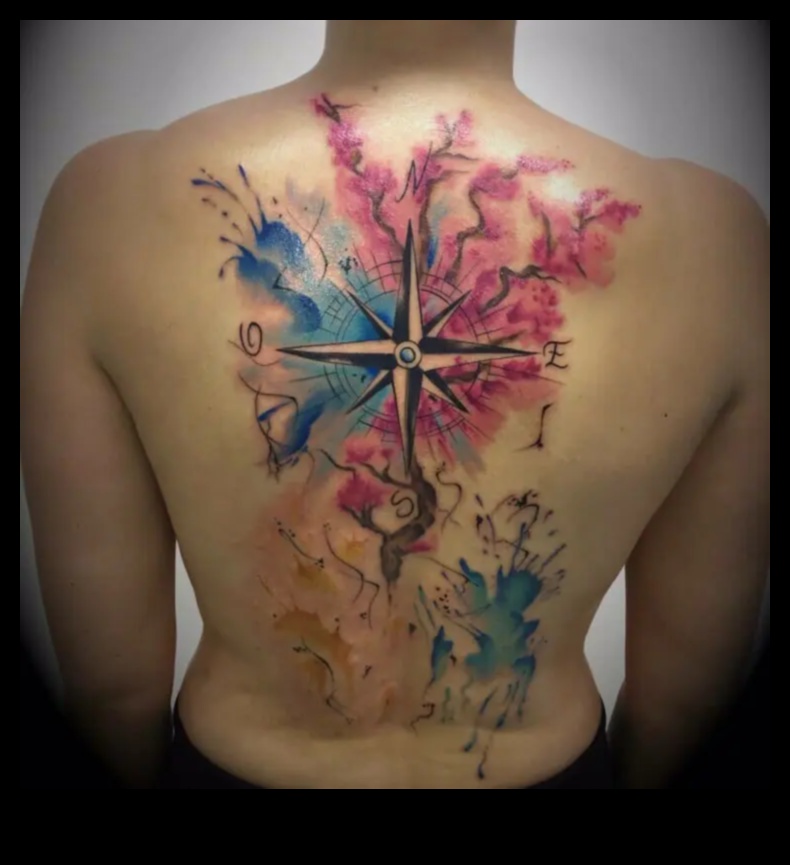 Krāsu, košu akvareļu tetovējumu audekls, kas liks jums pasmaidīt 4 Krāsu audekls: dinamiski akvareļu tetovējumi jums