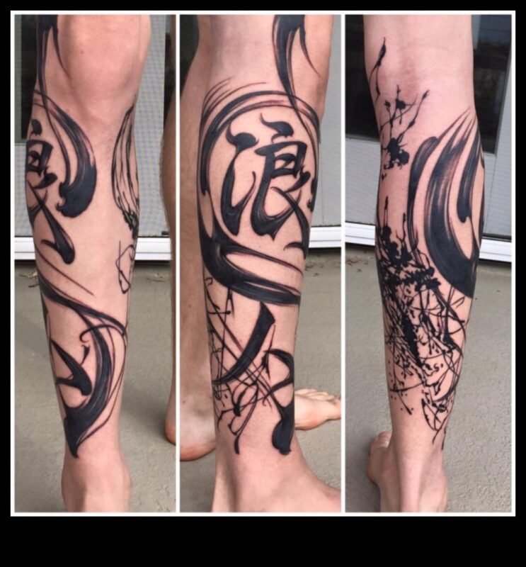 Drosmīgi otas triepieni: meistarīga meistarība ar aizmugurējo tinti