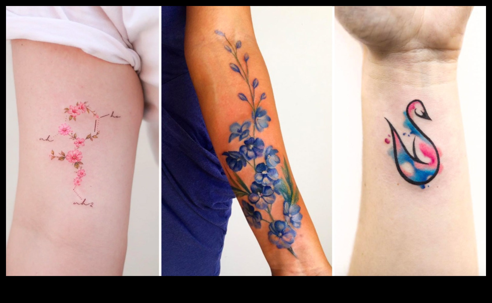 Krāsu, košu akvareļu tetovējumu audekls, kas liks jums pasmaidīt 1 Krāsu audekls: dinamiski akvareļu tetovējumi jums