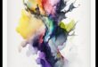 Krāsu simfonija: izteiksmīgs skaistums akvareļu tintē