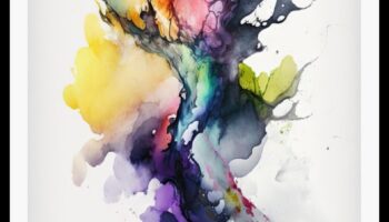 Krāsu simfonija: izteiksmīgs skaistums akvareļu tintē