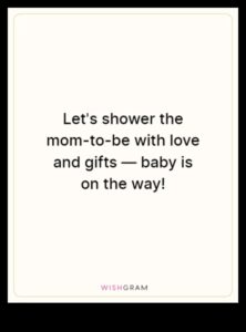 Svētīgs sākums: mīlestības izrādīšana topošajai mammai