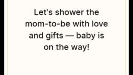 Svētīgs sākums: mīlestības izrādīšana topošajai mammai